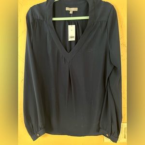 Banana Republic navy blouse XL